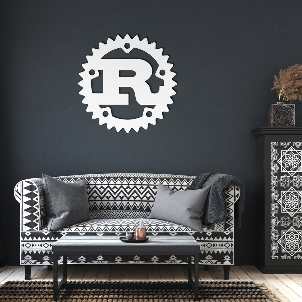 Metal Rust Logo Wall Sign | DevSwag