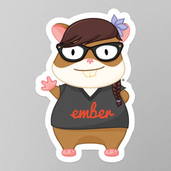 Ember Zoey Stickers