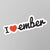 I Heart Ember Stickers