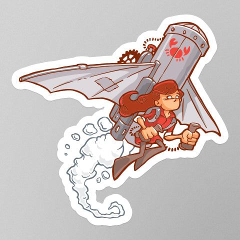 Rust Lucy Stickers